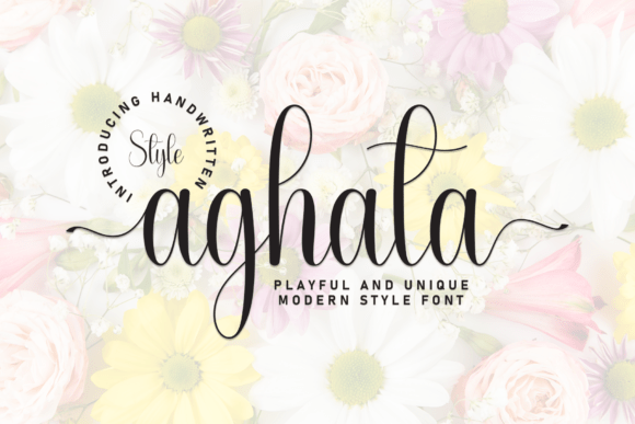Aghata: The Handwritten Font with a Sprightly Vibe