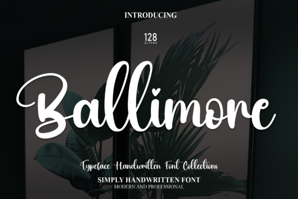 Ballimore: The Handwritten Script for Authentic Branding