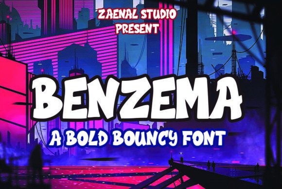 Benzema: A Graffiti Font That Packs a Punch