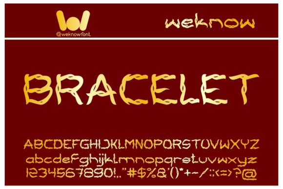 Bracelet: The Elegant Display Font for Modern Brands