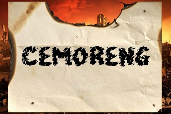 Cemoreng: The Font That Radiates Unyielding Strength