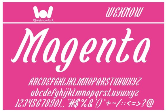 Magenta Flower: A Bold Slab Serif for Modern Brands