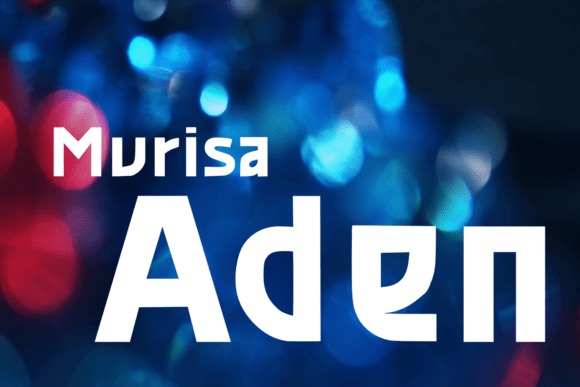 Murisa Aden: A Bold Geometric Typeface for Modern Brands