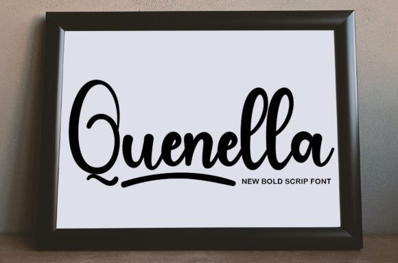 Quenella: The Handwritten Font with a Bold, Professional Edge