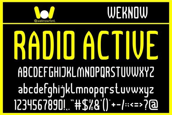 Radio Active: The Display Typeface That Commands Attention