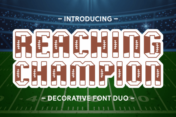 Reaching Champion: A Typeface Built for Bold Victories