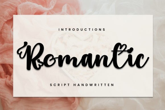 Romantic: The Bold Handwritten Font for High-Impact Design
