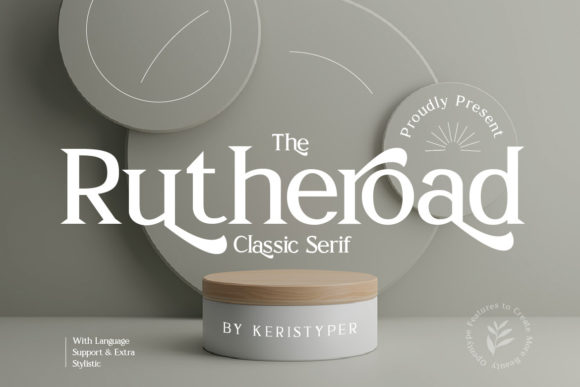 Rutheroad: The Serif Font Balancing Classic Style and Modern Edge
