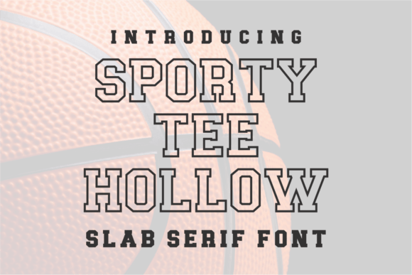 Sporty Tee Hollow: A Typeface That Brings Action to Your Designs