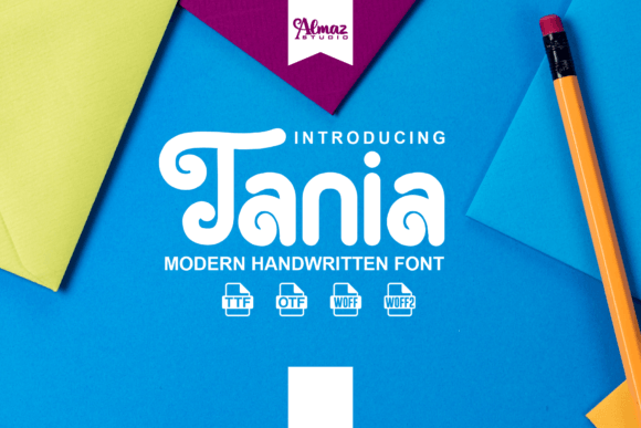 Tania: The Handwritten Font That Feels Like Your Brand’s Personality
