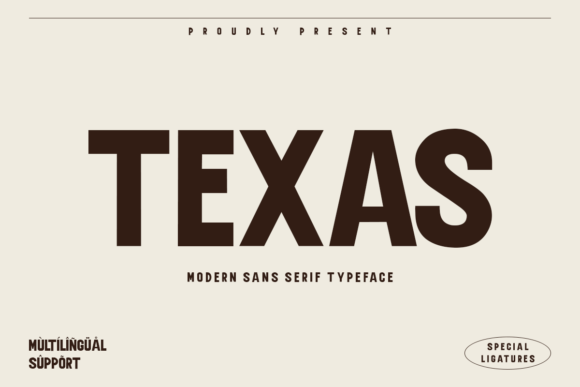 Texas: The Modern Sans Serif for Bold, Everyday Design