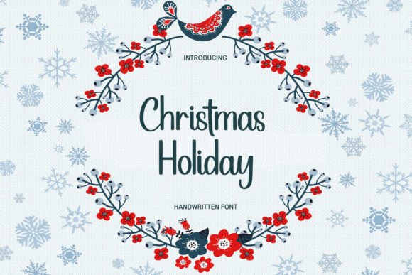 The Handwritten Charm of Christmas Holiday Font for Designers