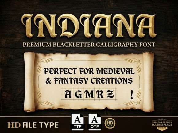 Unearthing the Indiana Font: A Calligraphy for Legends