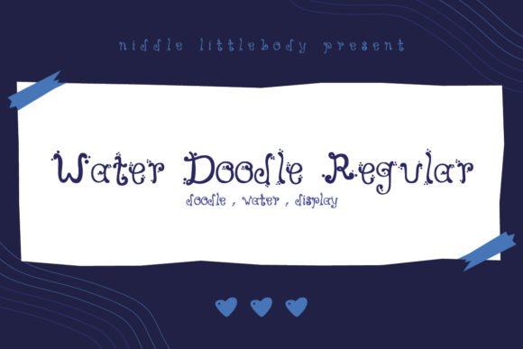 Water Doodle: A Whimsical Font for Creative Brands